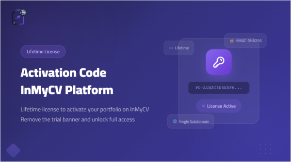 تفعيل حساب Activation Code InMyCV